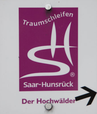 Kennzeichnung der Traumschleife "Der Hochw&auml;lder"