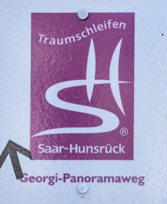 Kennzeichnung der Traumschlefe Georgi-Panoramaweg