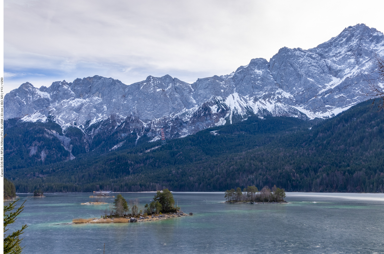Nochmals die Inseln im Eibsee