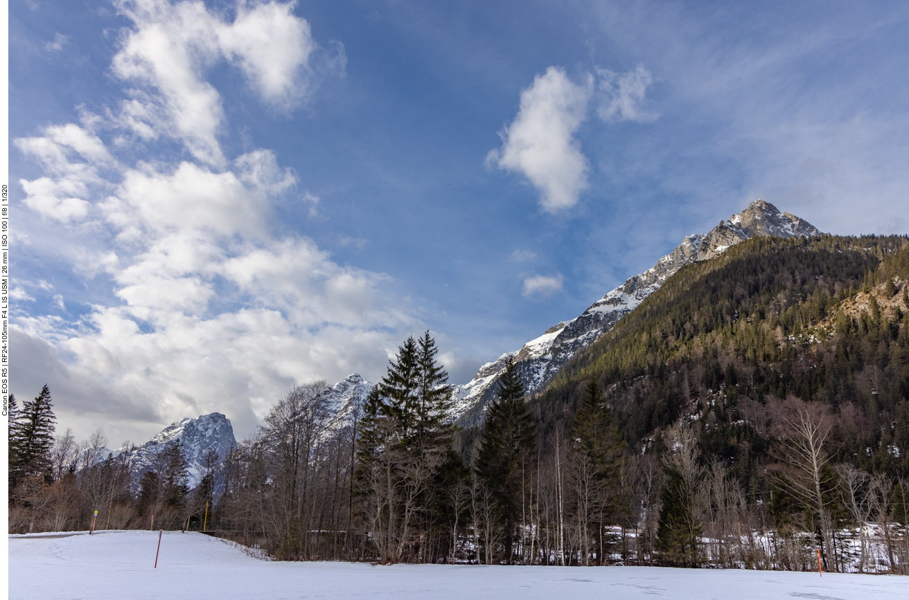 Hier oben liegt noch Schnee