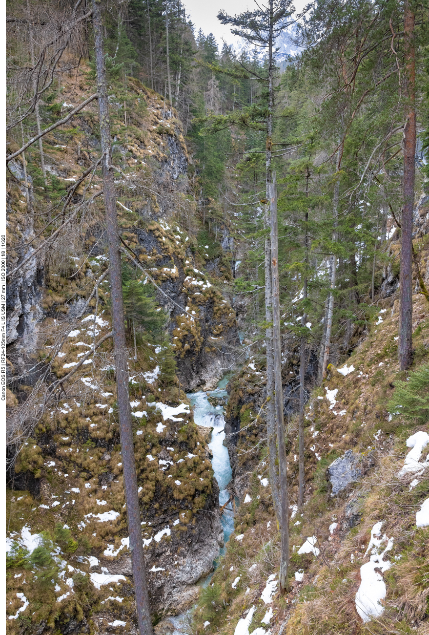 Blick in die Schlucht