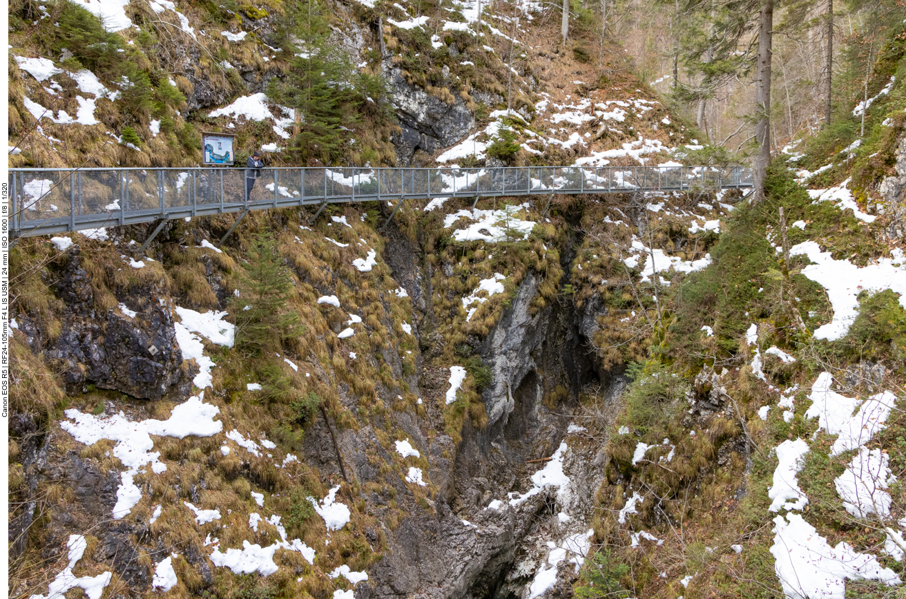 Hier unten ist der Teufelsgumpen