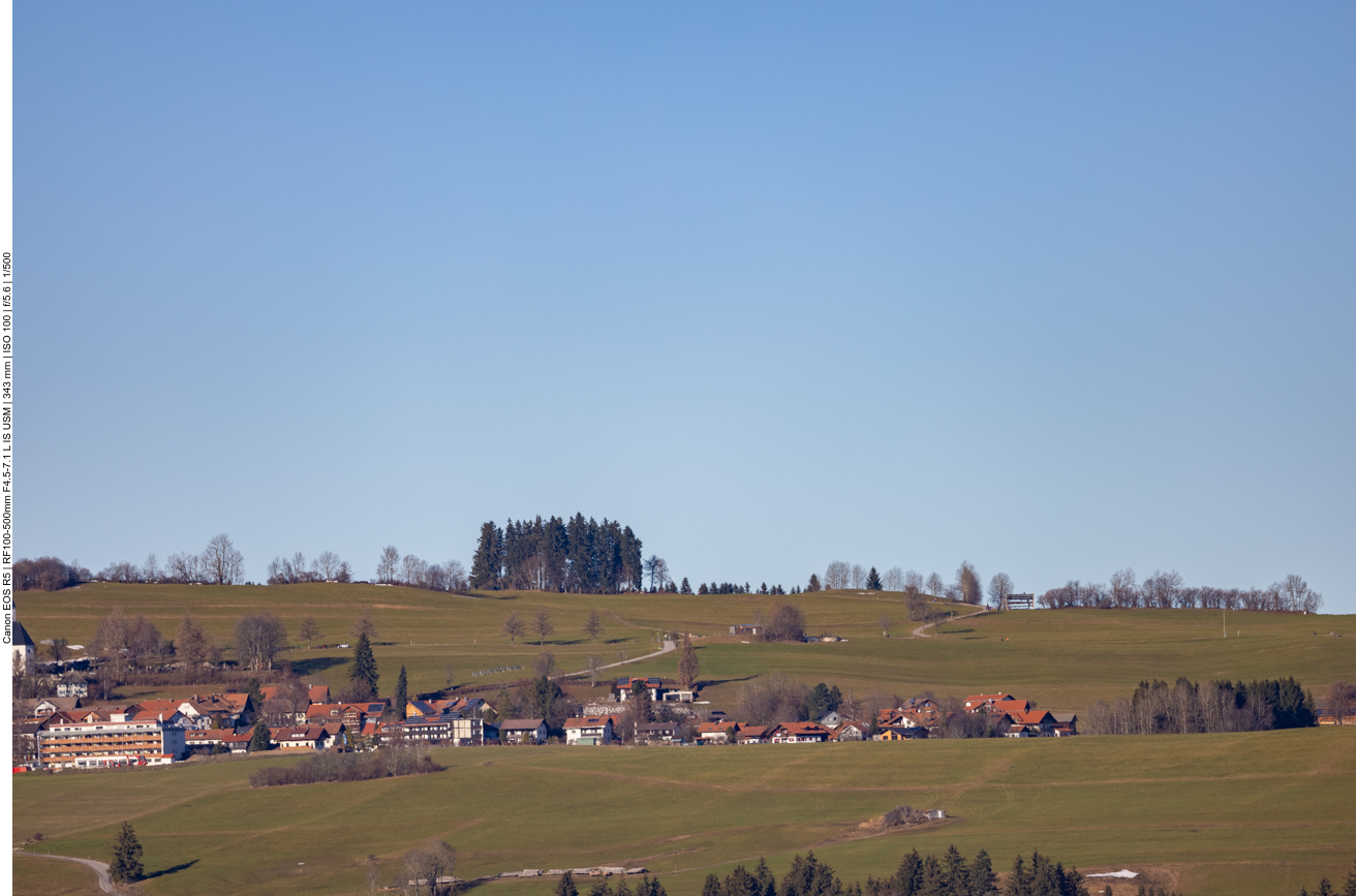 Dort oben waren wir gestern unterwegs