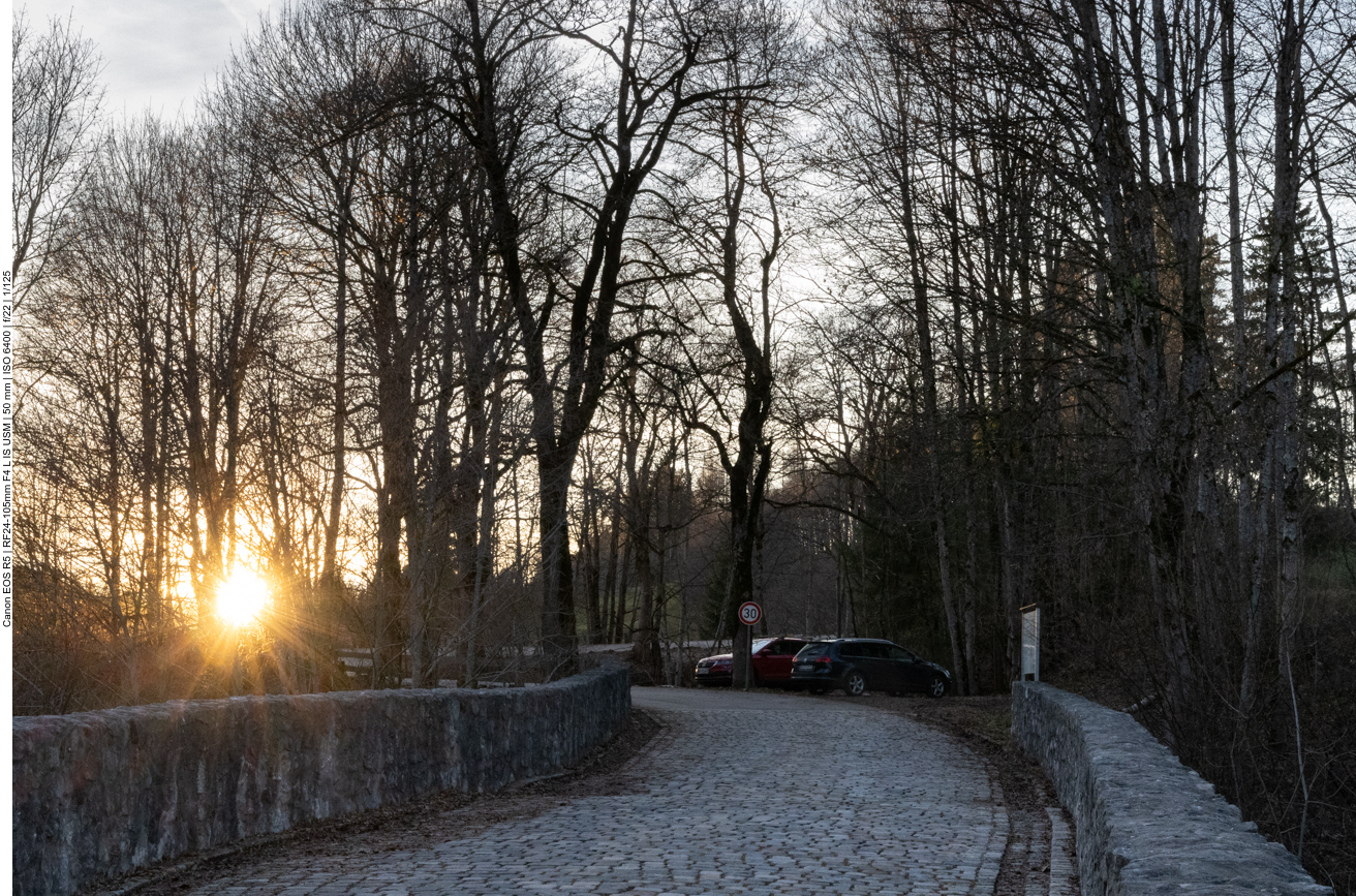Die Römerbrücke in der anderen Richtung