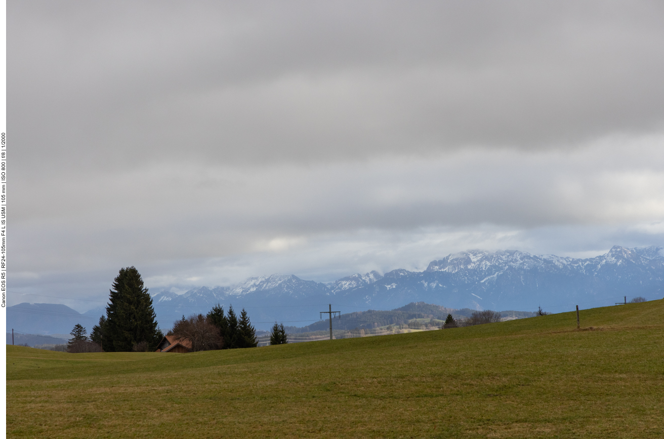 Leider ist uns das Wetter nicht besonders hold