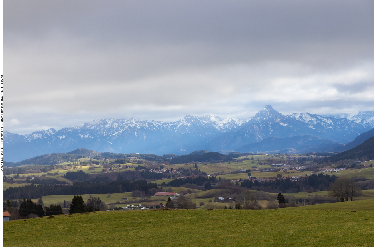 Ausblick auf die Berge
