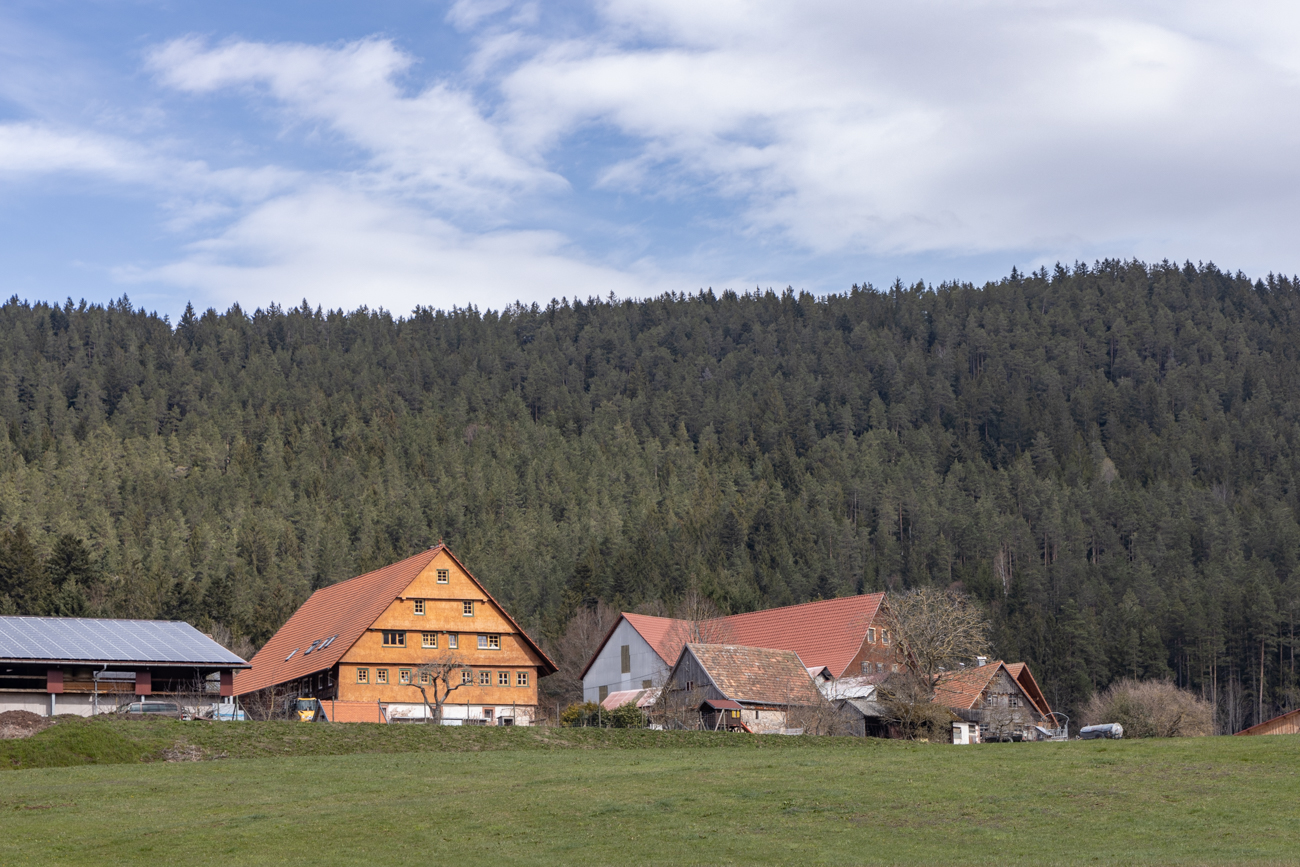 Die Reichenbacher Höfe, hier gibt es einen kleiner Bauernladen zum Einkaufen