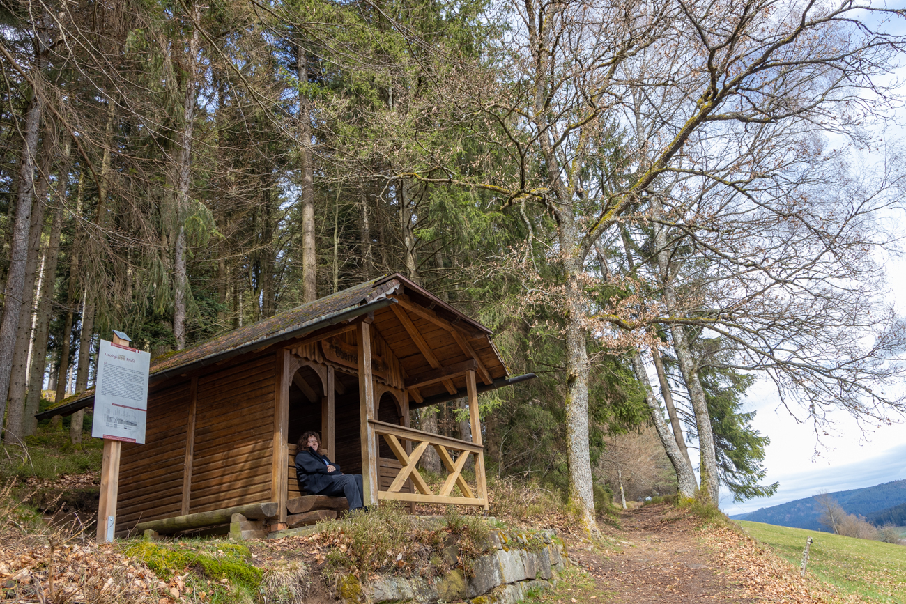 An der Überrain-Hütte