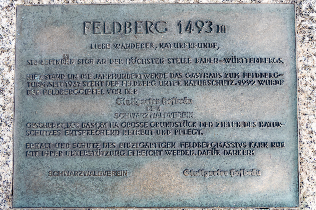 Infos zum Gipfelpunkt