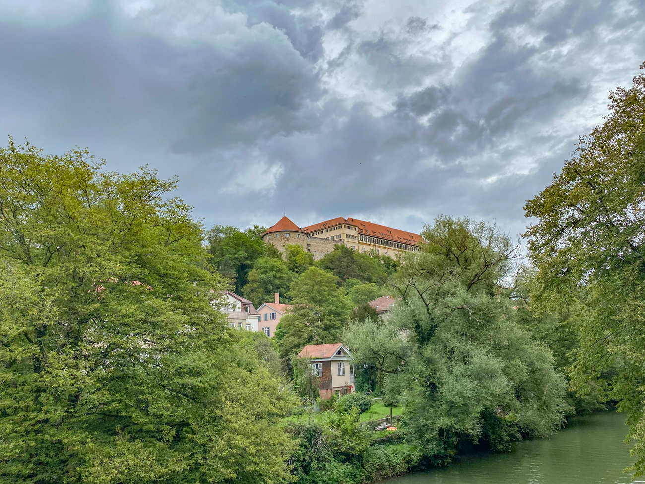 Blick zum Schloss Hohentübingen