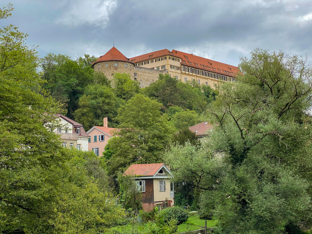 Blick zum Schloss Hohentübingen