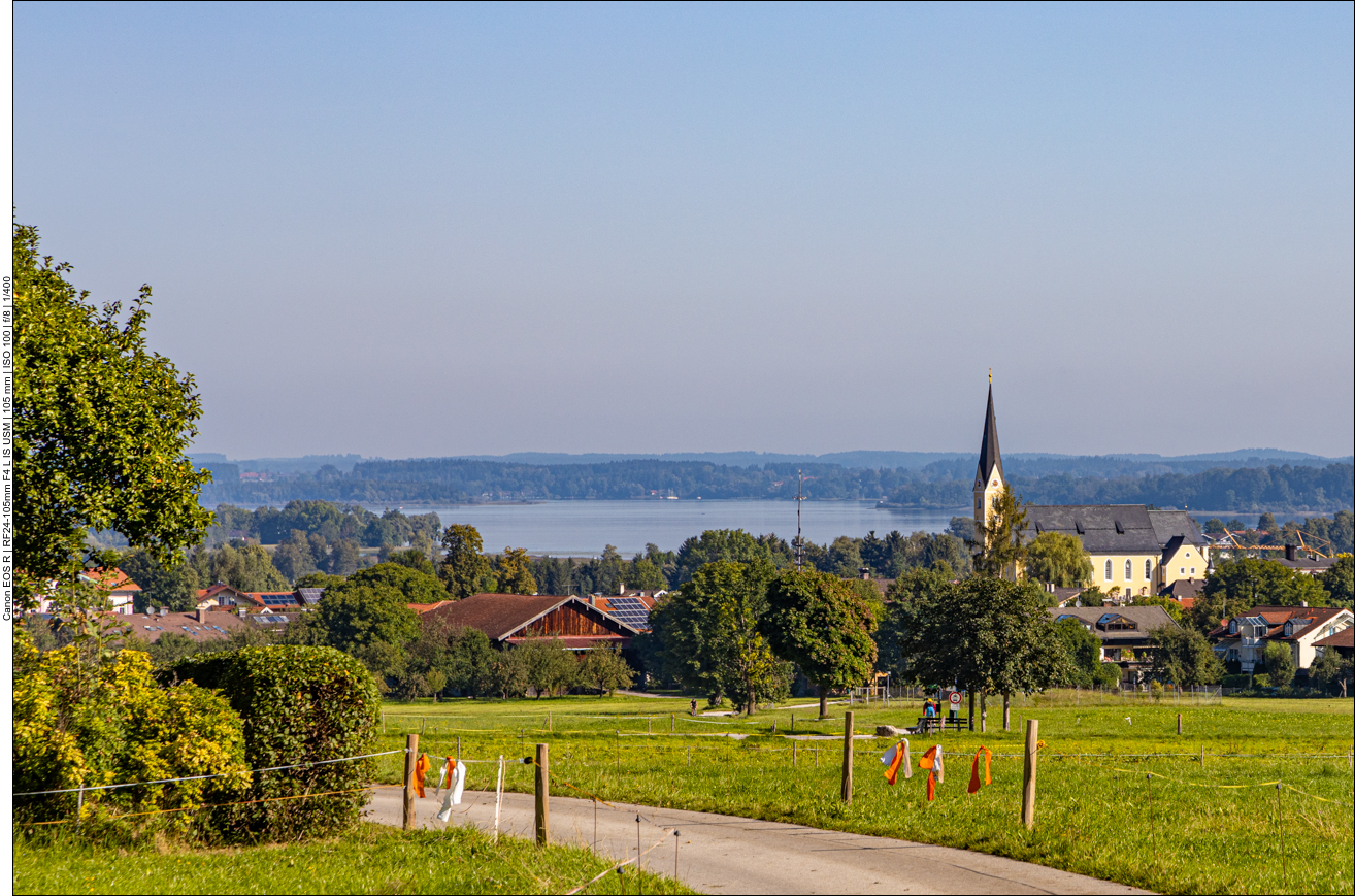 Blick auf den Chiemsee
