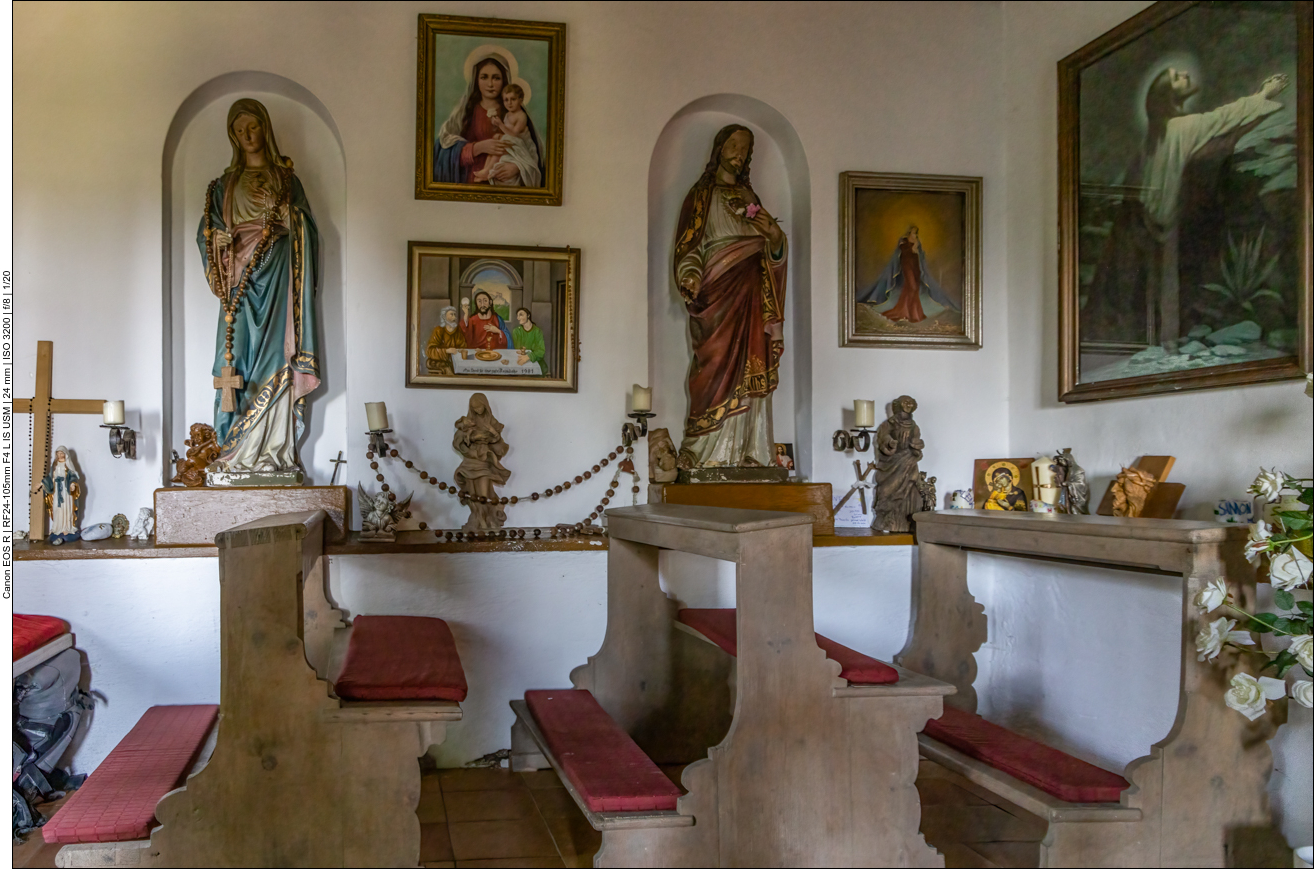 Im Inneren der Kapelle