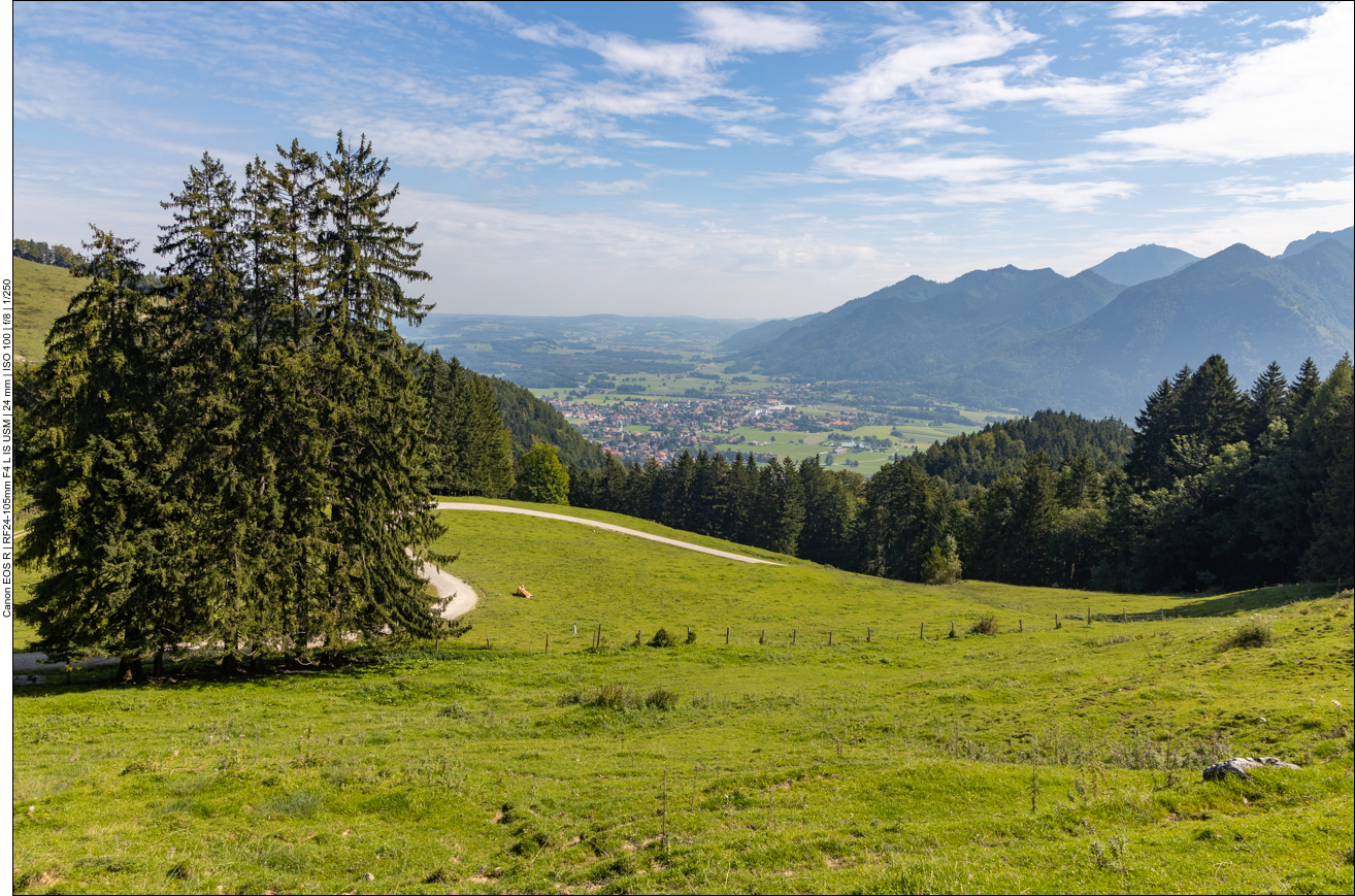 Blick zur&uuml;ck ins Tal