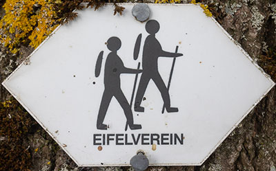 Kennzeichnung des Wanderwegs "Rund um Dreiborn"