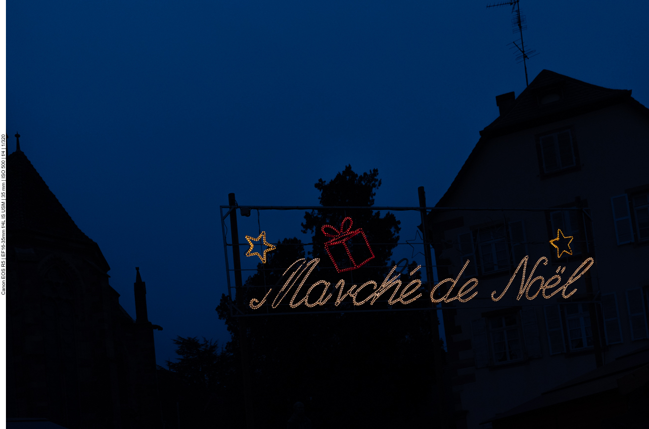 Am Eingang zum Weihnachtsmarkt wird der Impfstatus kontrolliert