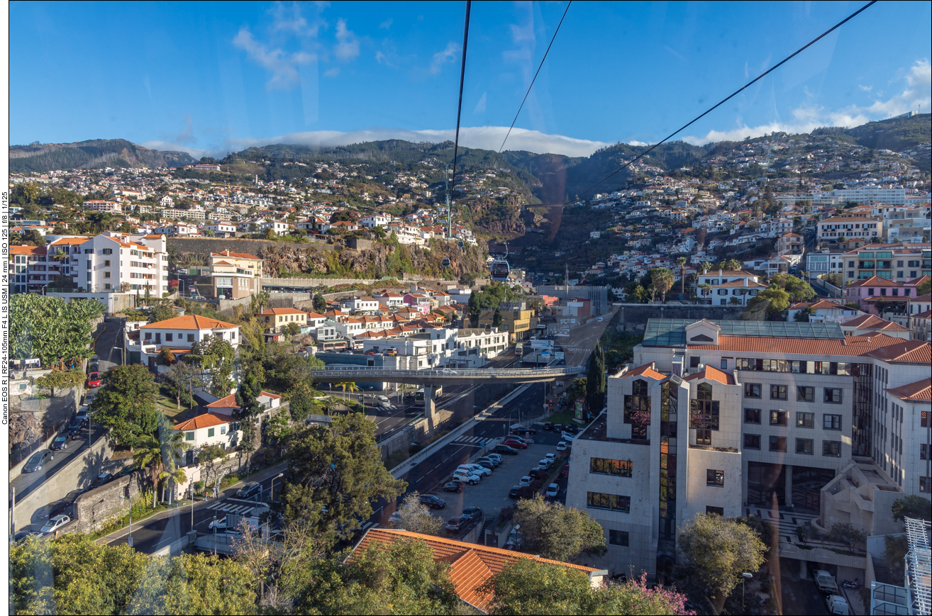 &Uuml;ber den D&auml;chern von Funchal