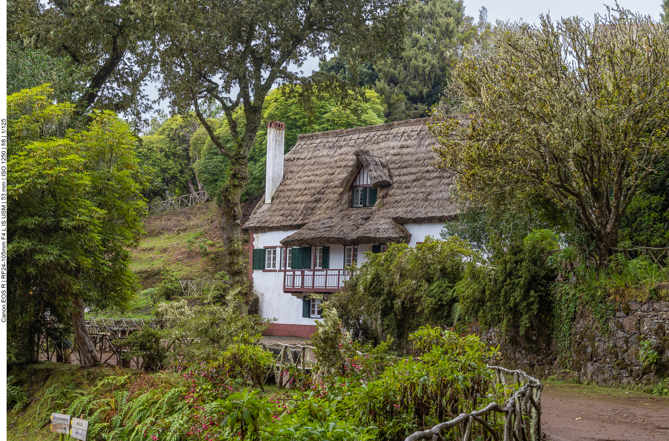 Gerade noch vor dem Regen zurück am Casa do Queimadas
