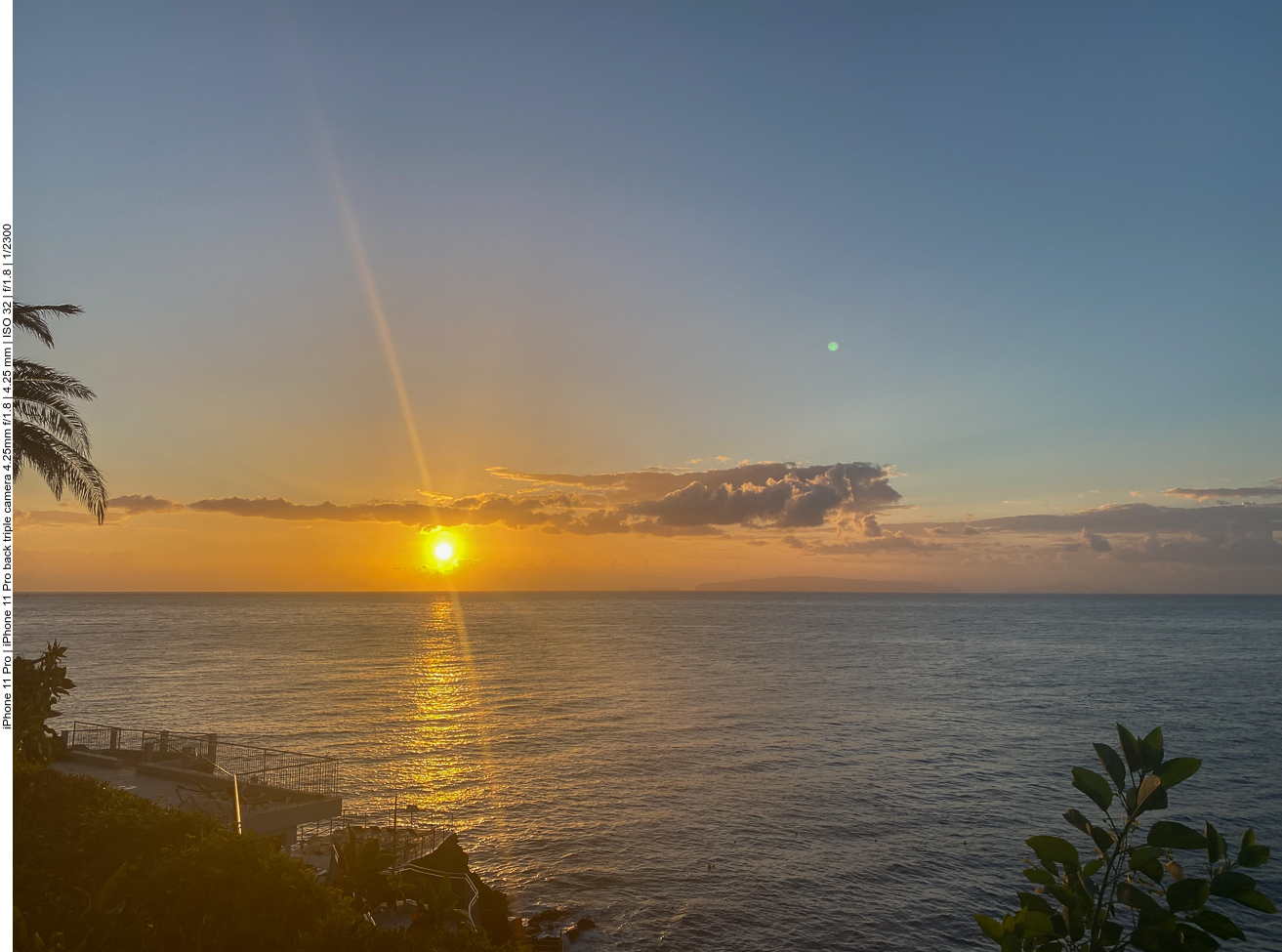 Wieder ein schöner Sonnenaufgang beim Frühstück ...