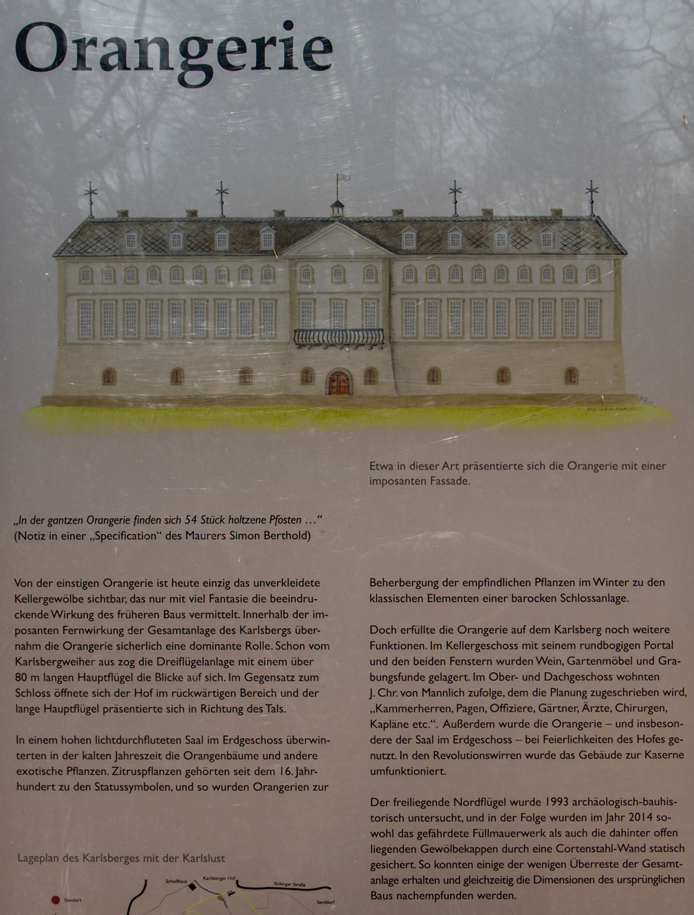 Infos zur Orangerie