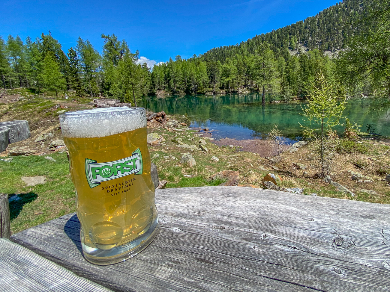 Ein kühles Bier schmeckt hier nochmal so gut ;-)