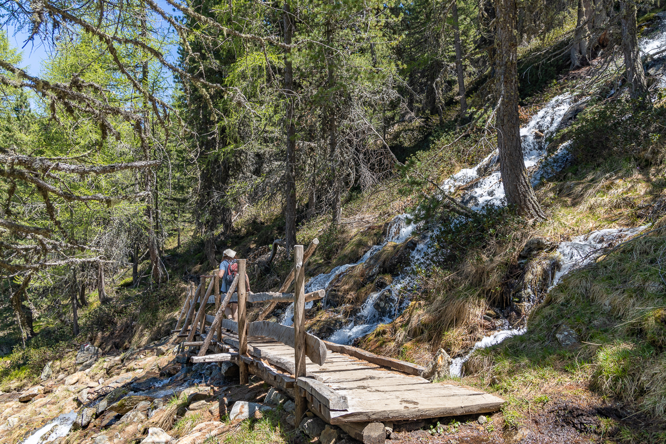 Der Bach ist überbrückt