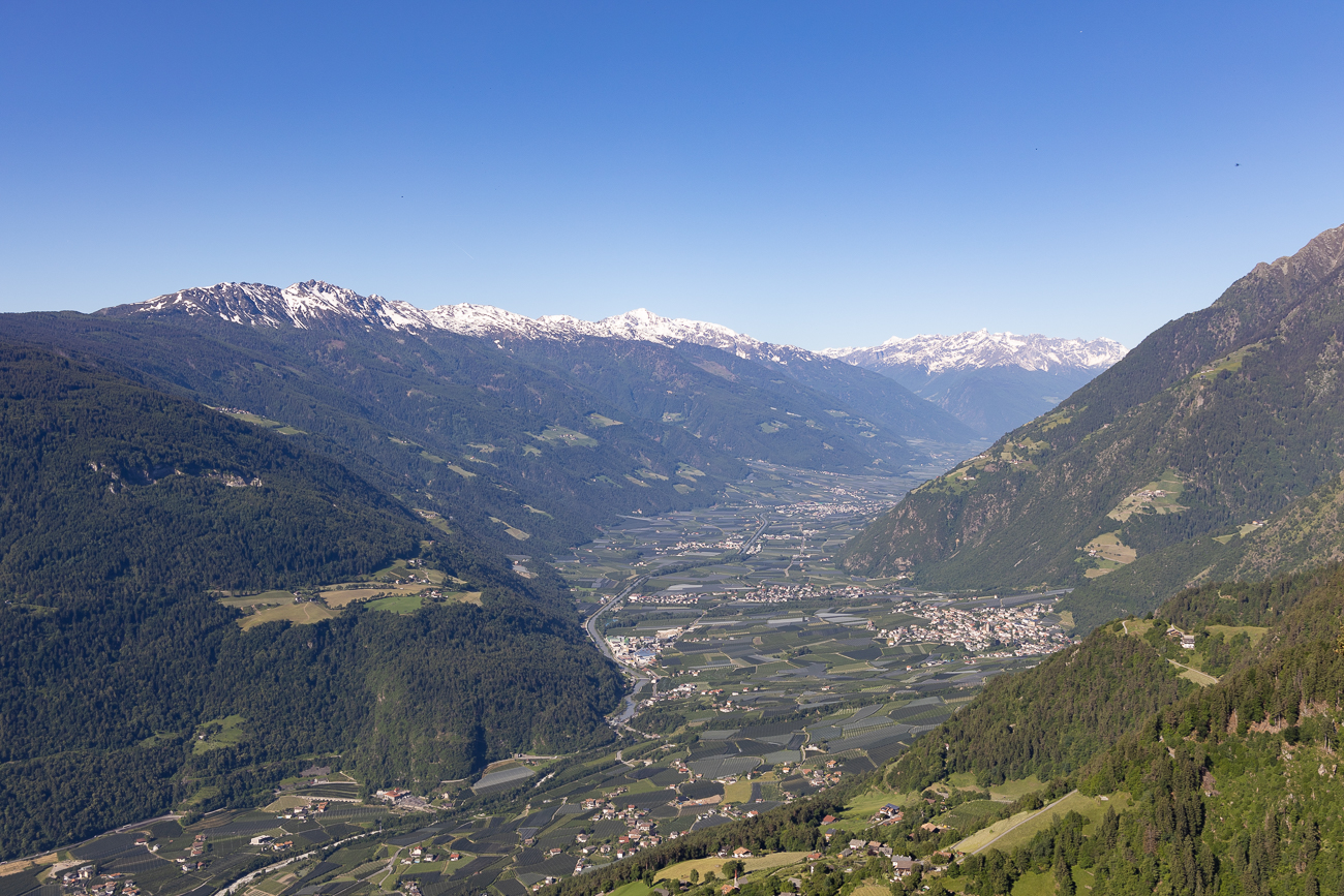 Die Aussicht Richtung Reschenpass