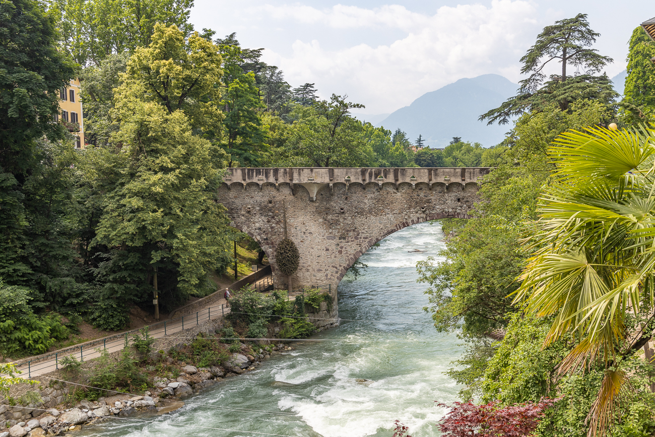 Der "Steinerne Steg" über die Passer