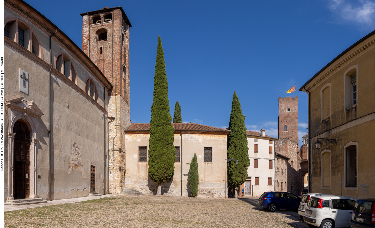 Kirche San Francesco und Castello degli Ezzelini