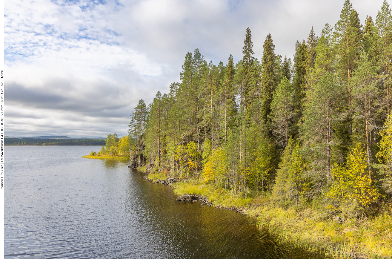 Aussicht von der Brücke ...