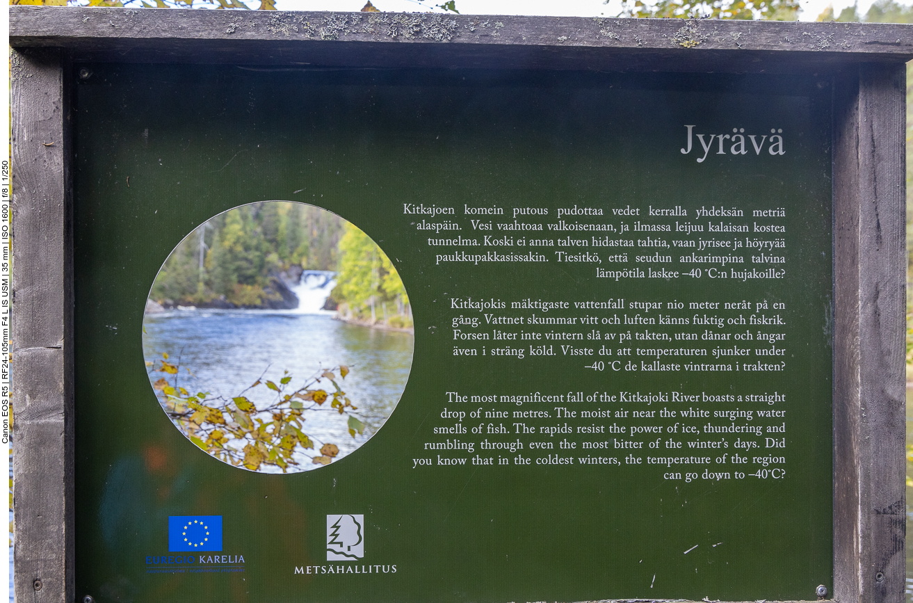 Infos zum Jyrävä Wasserfall