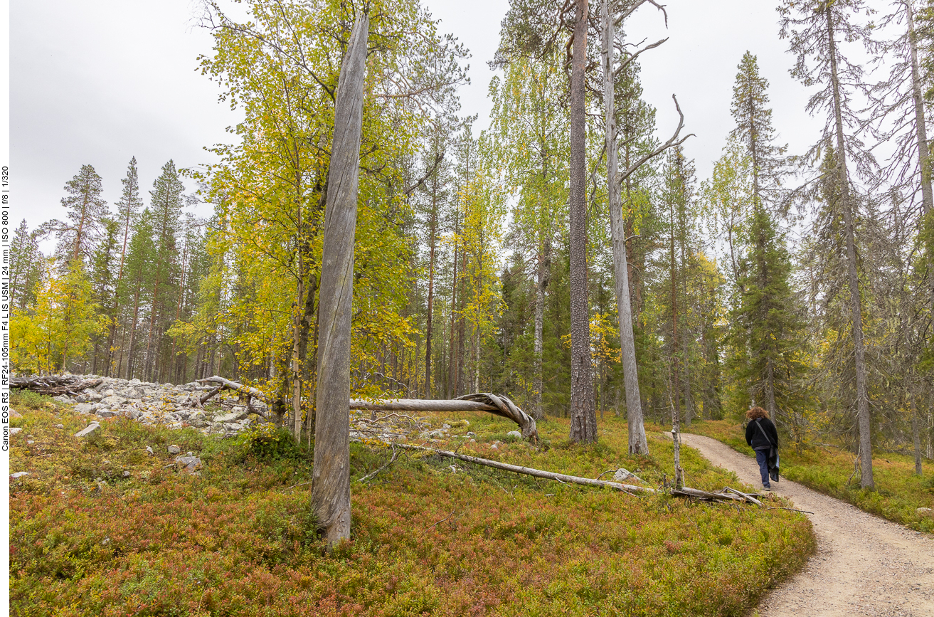 Am Ende der Wanderung ...