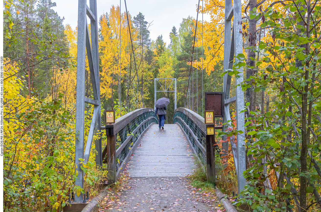 Am Anfang der Wanderung regnete es noch ein wenig