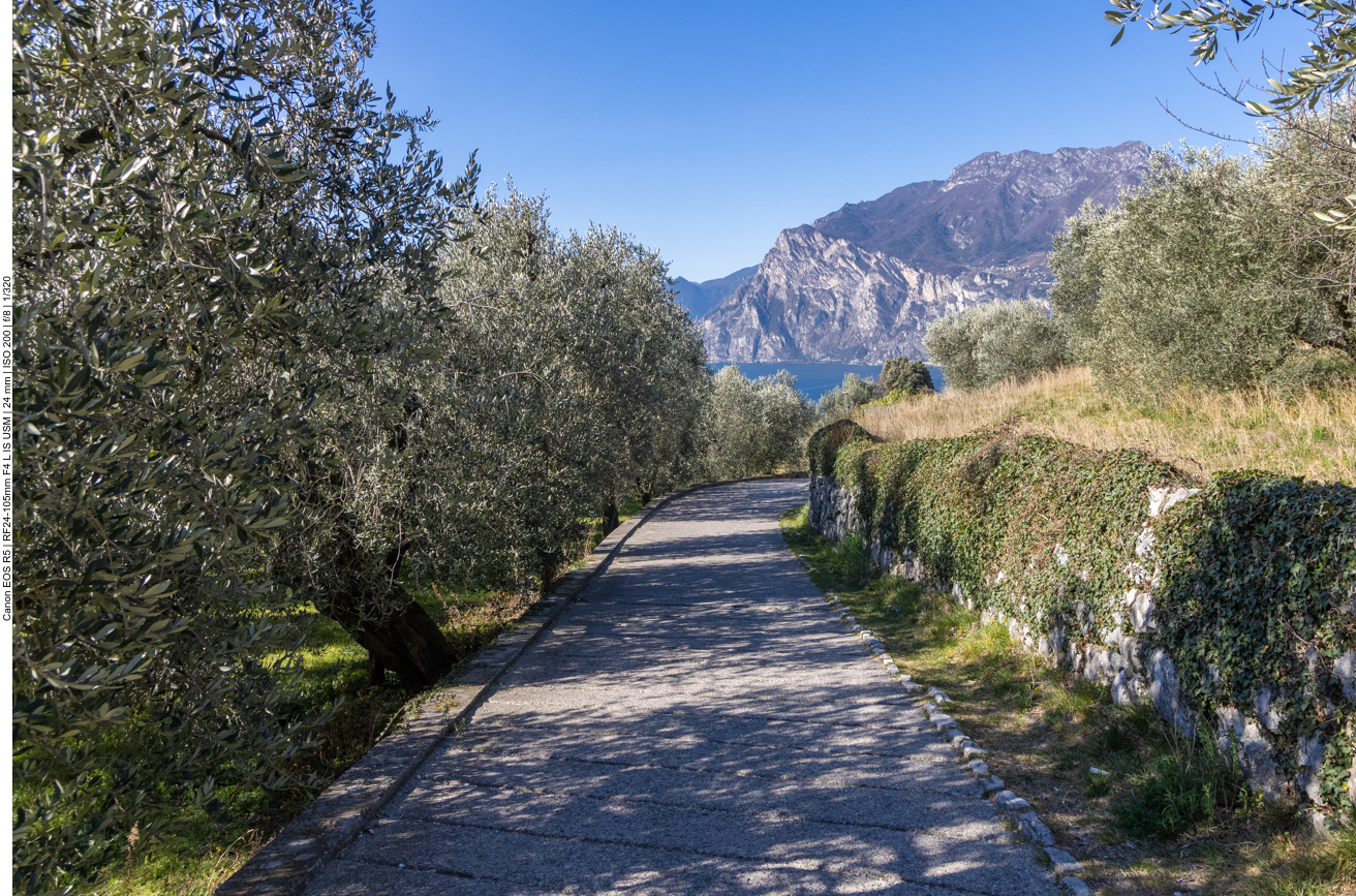Zunächst geht es Richtung Gardasee hinab