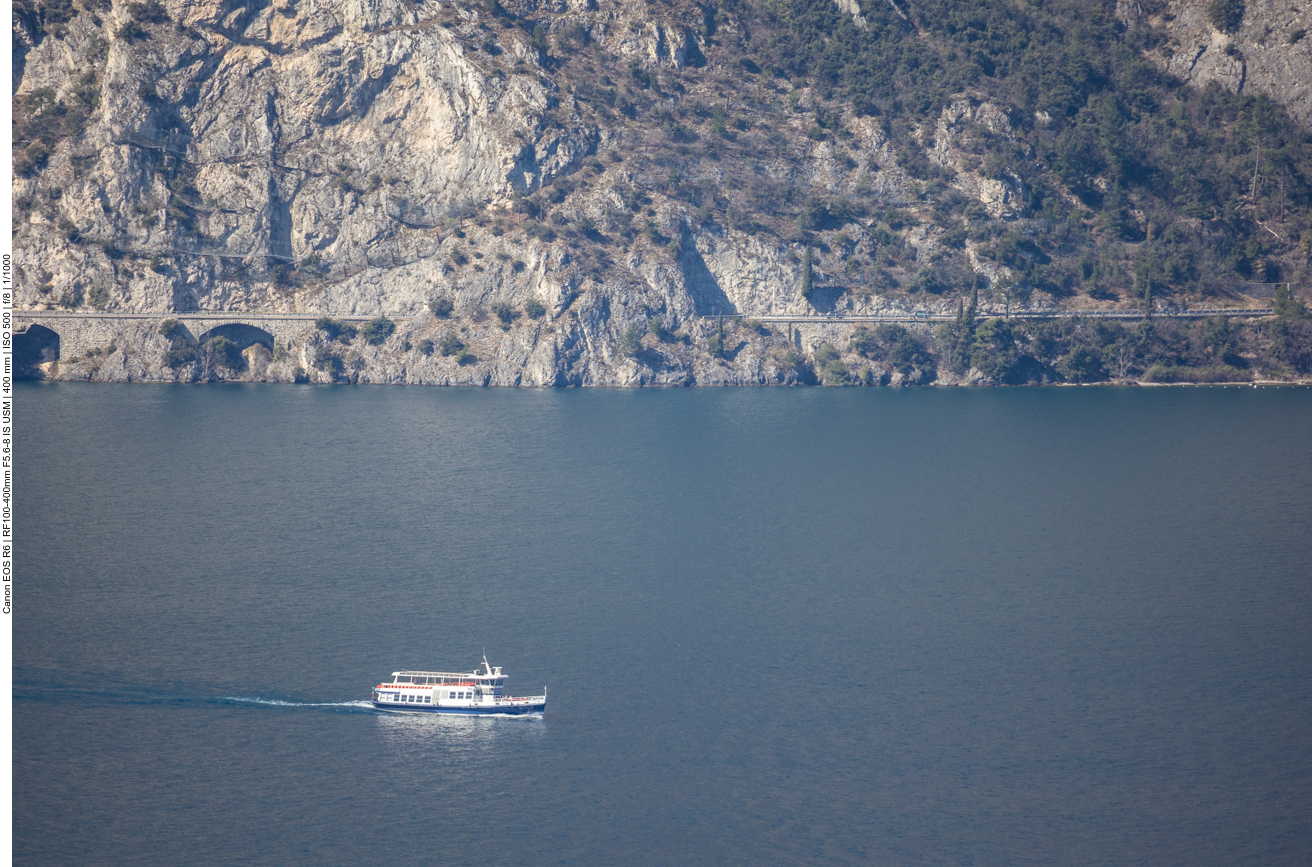 Das Fährschiff nach Torbole