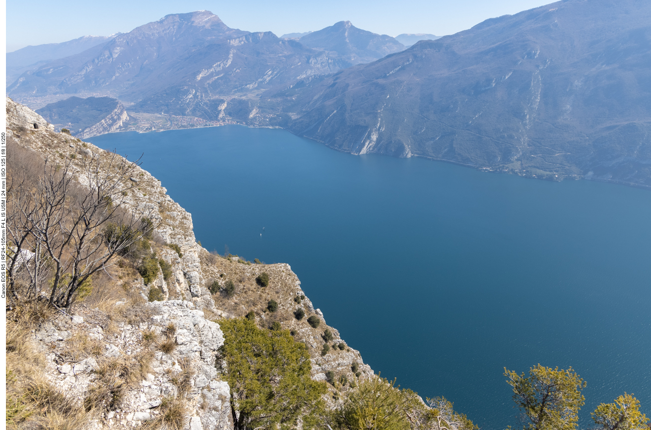 Ein Blick zur&uuml;ck auf Torbole