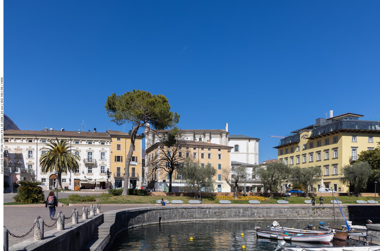 Start in Riva del Garda, viele Fotos haben wir leider nicht mehr gemacht