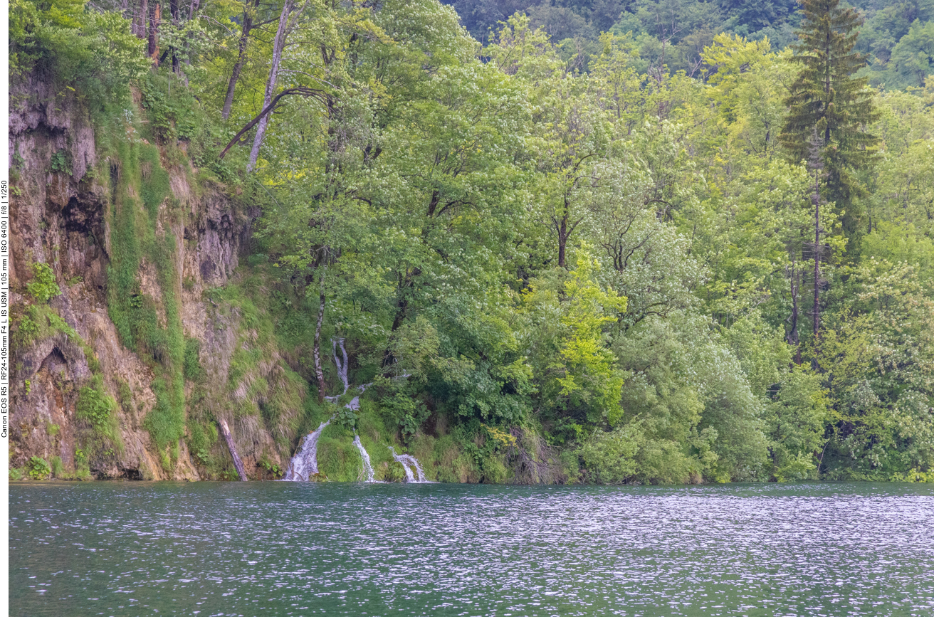... oder auch mal als Bächlein in die Seen