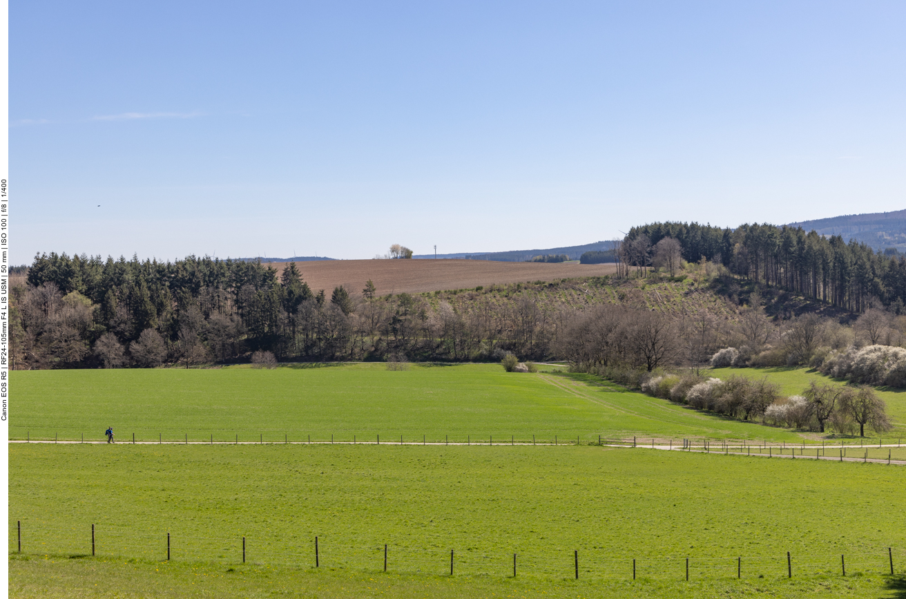Hügelige Landschaft