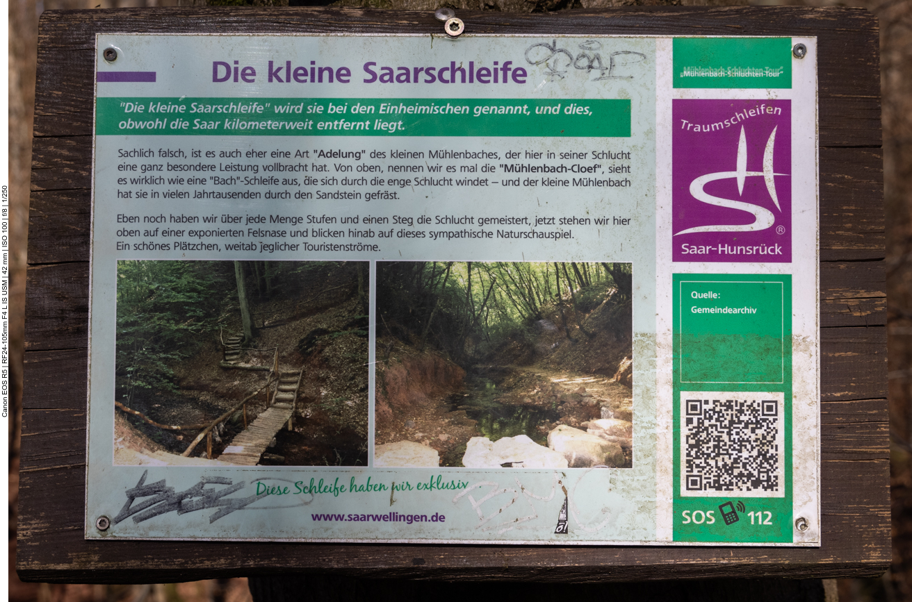 ... Infos zur "Kleinen Saarschleife"