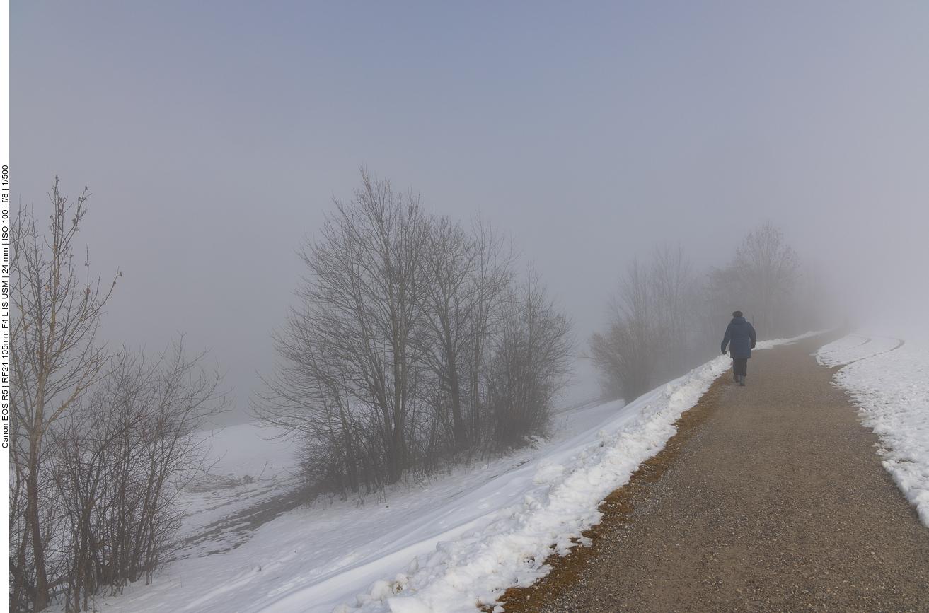 Leider ein nebliger Tag ...