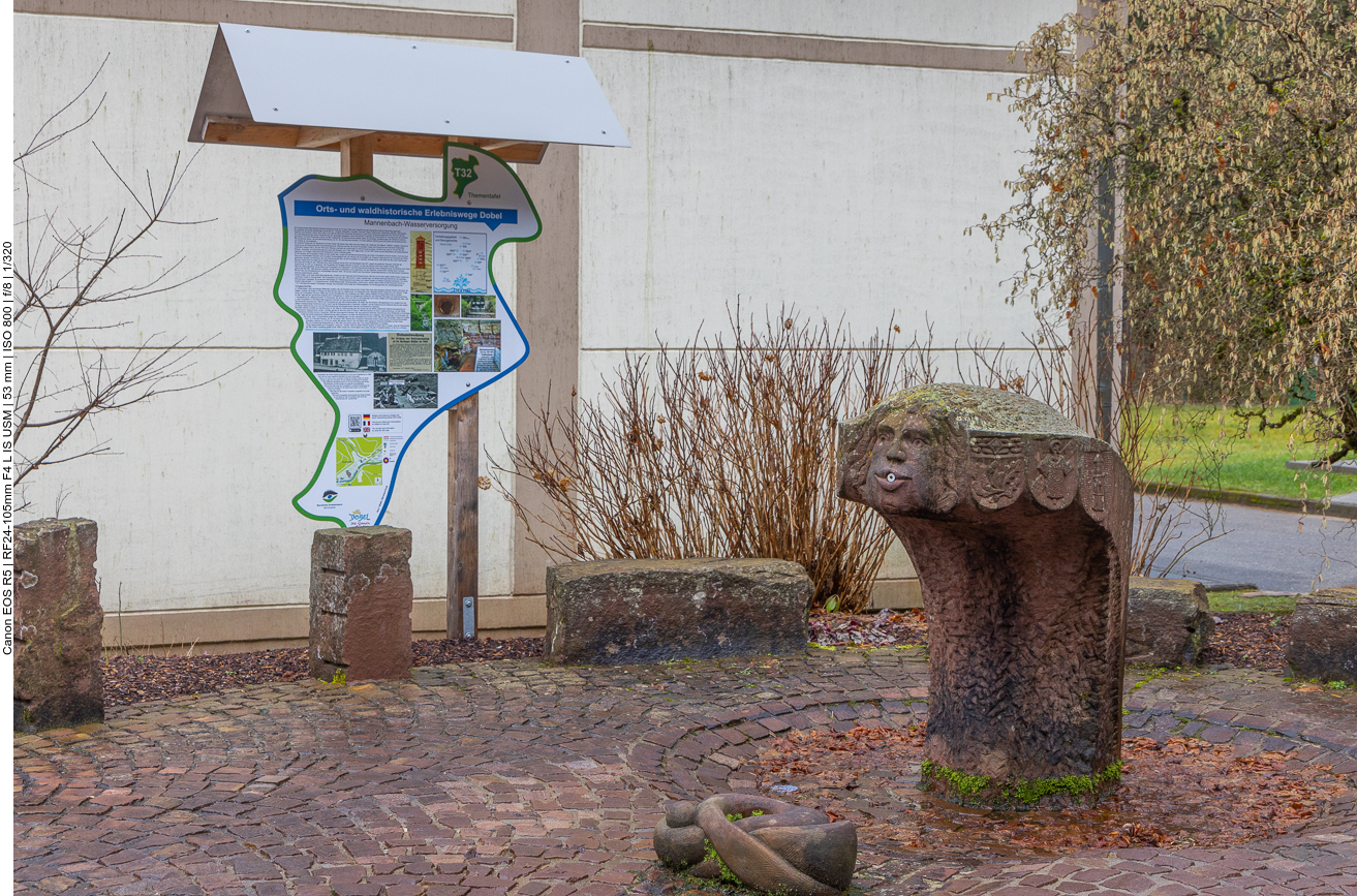Start der Wanderung an der Eyachmühle ...