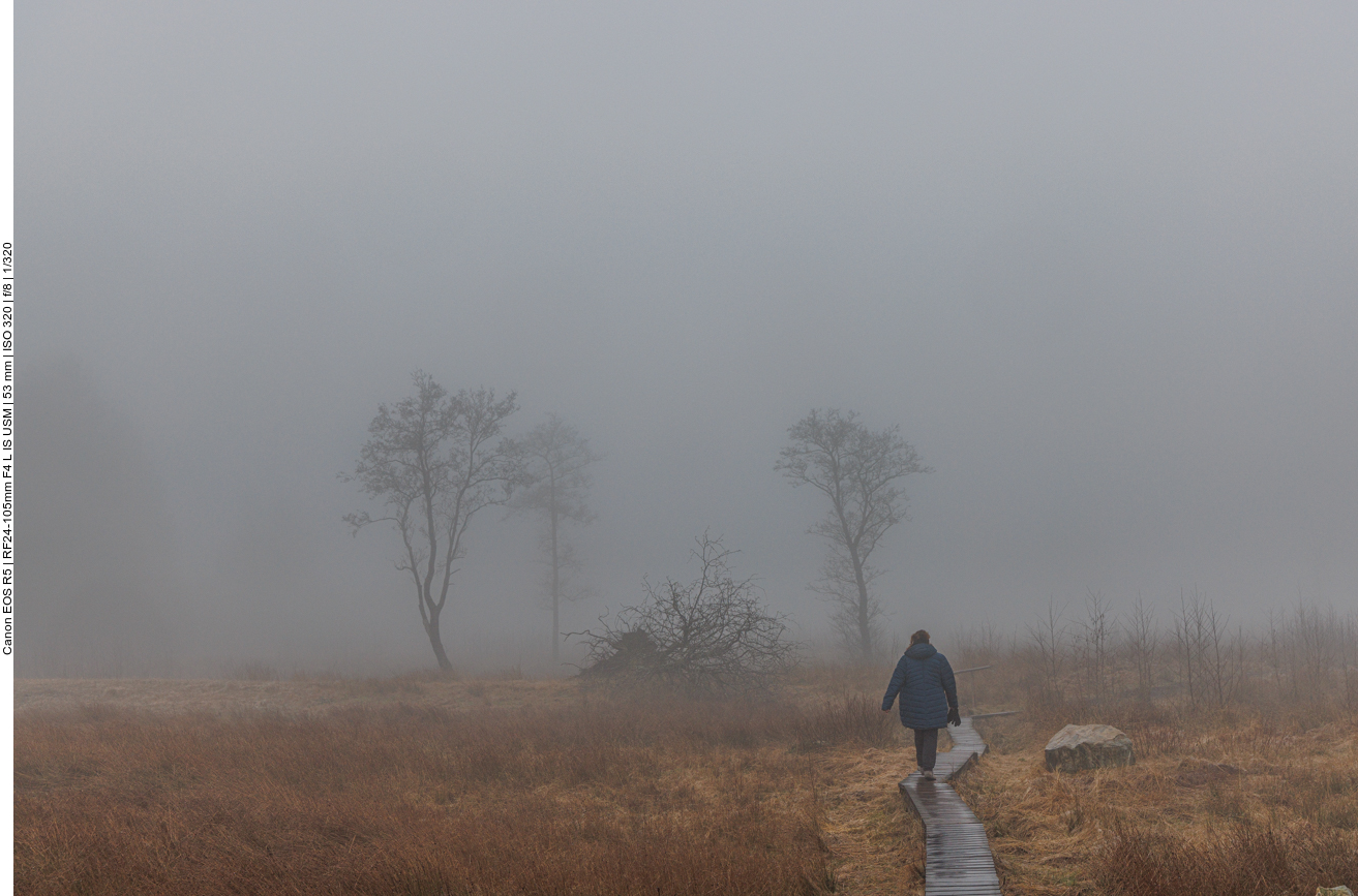 ... die bei dieser Witterung sehr rutschig sein können