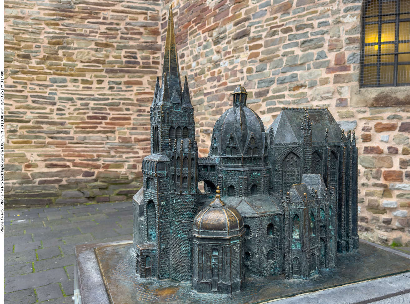 Modell des Aachener Doms/M&uuml;nsters