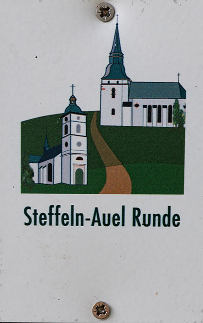 Ab Auel und bis Steffeln folgen wir der Steffeln-Auel Runde