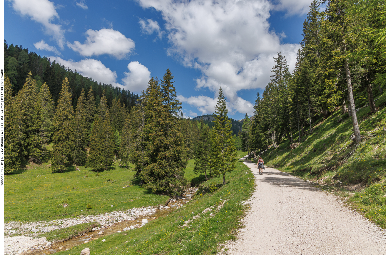... durch eine tolle Landschaft 