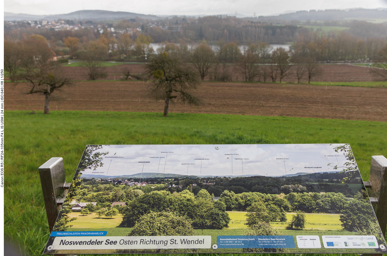 Schautafel am See 