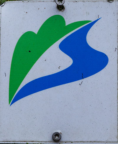 Kennzeichnung des "Fron-Wald-Wegs"