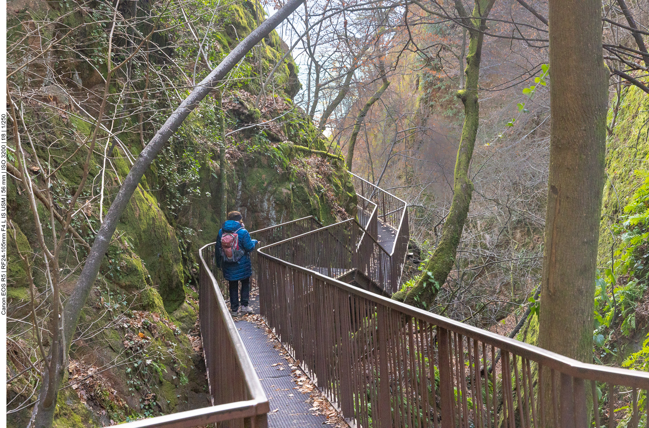 Das Ende der Klamm ist fast erreicht