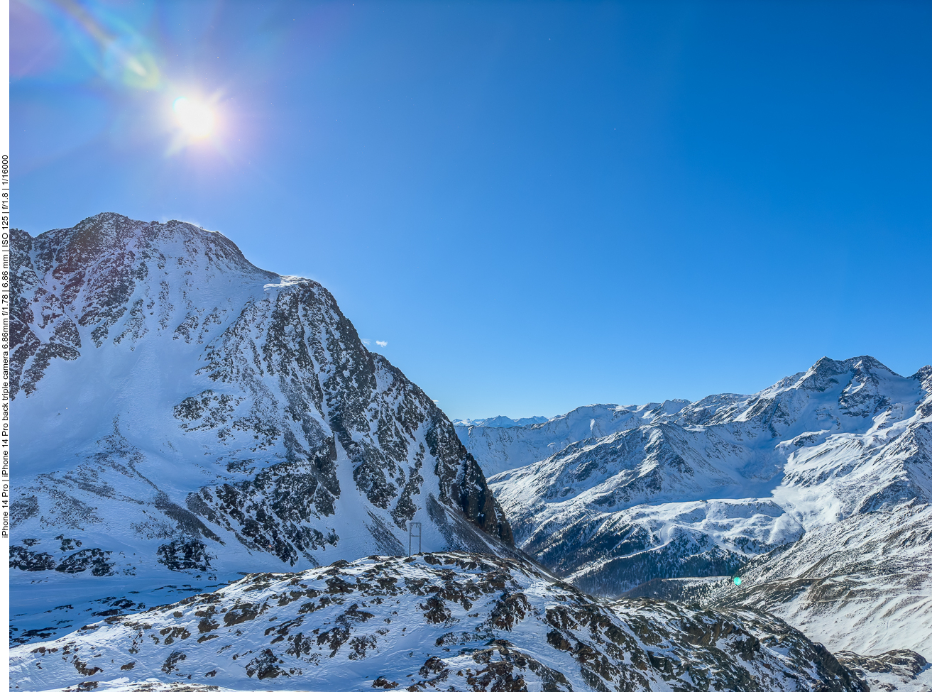 Sonnenschein uns Eiseskälte